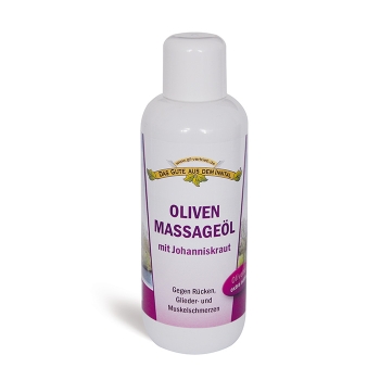 Oliven Massageöl mit Johanniskraut 250 ml