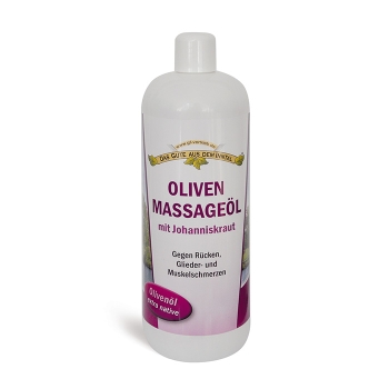 Oliven Massageöl mit Johanniskraut 1000 ml  -NEU-