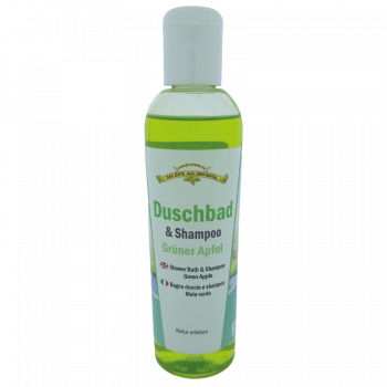 Sanddorn Naturfreunde Duschbad & Shampoo Für Kinder – 250 Ml Mit Grünem Apfel-Duft, Mit Sanddorn-Extrakt, Für Sensible Haut
