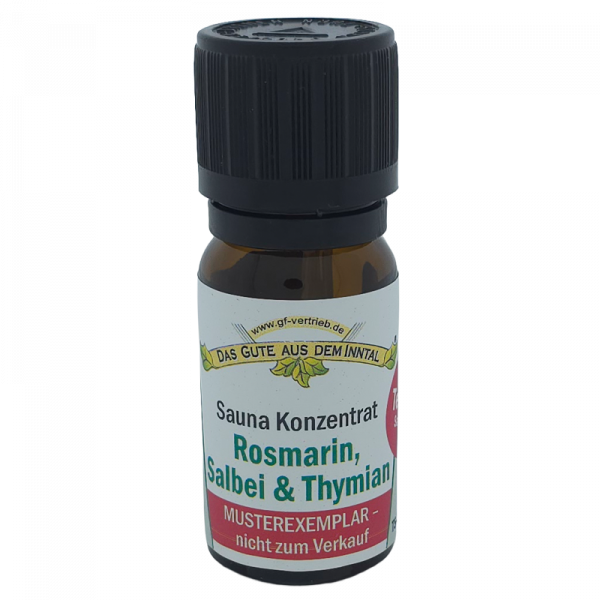TESTER Sauna Konzentrat Rosmarin, Salbei & Thymian 10 ml
