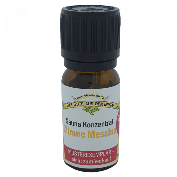 TESTER Sauna Konzentrat Zitrone Messina 10 ml
