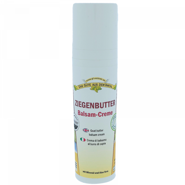 Ziegenbutter-Balsam mit OlivenÖl und Aloe Vera 75ml Spender