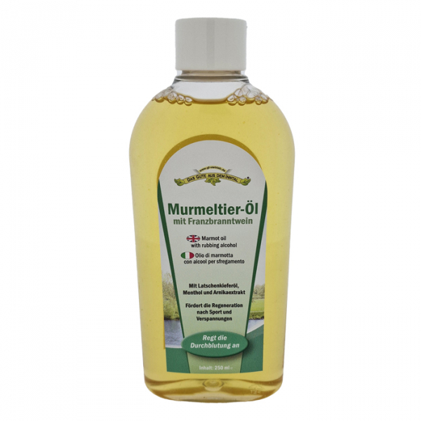 Murmeltier-Öl mit Franzbranntwein 250 ml